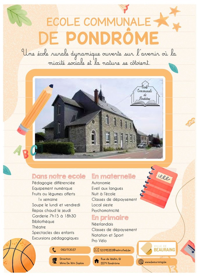 Ecole communale de Pondrôme