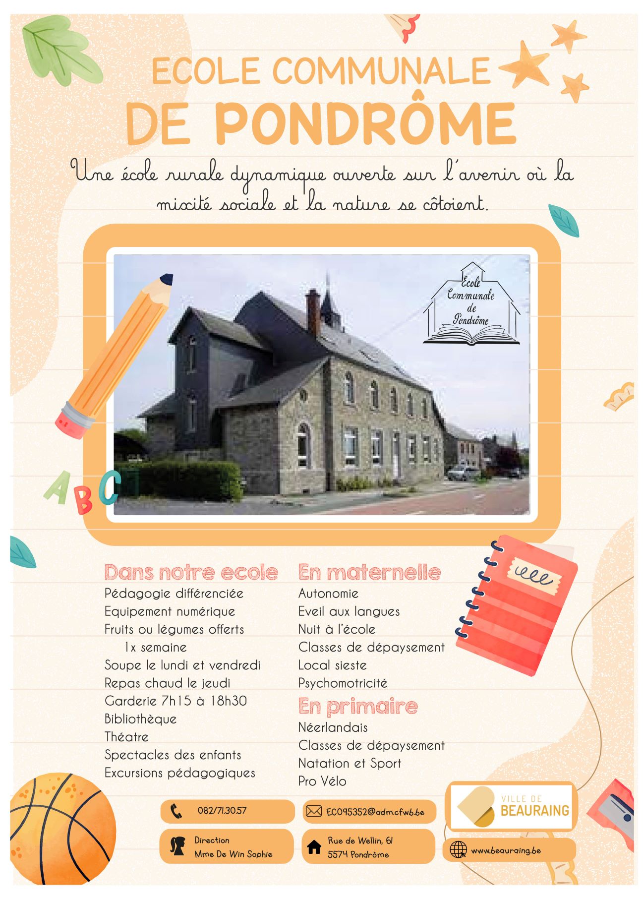 Ecole communale de Pondrôme